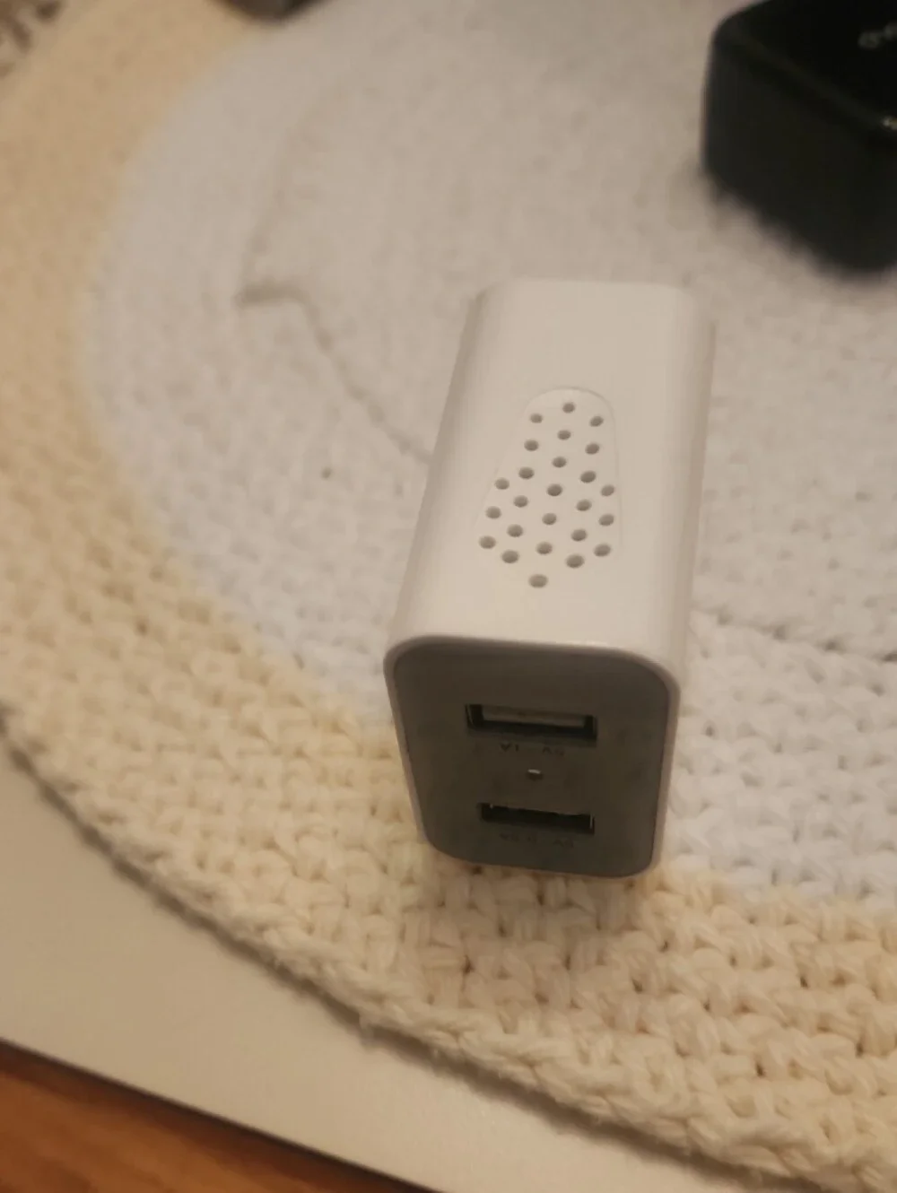 Dual USB Wall Charger - White